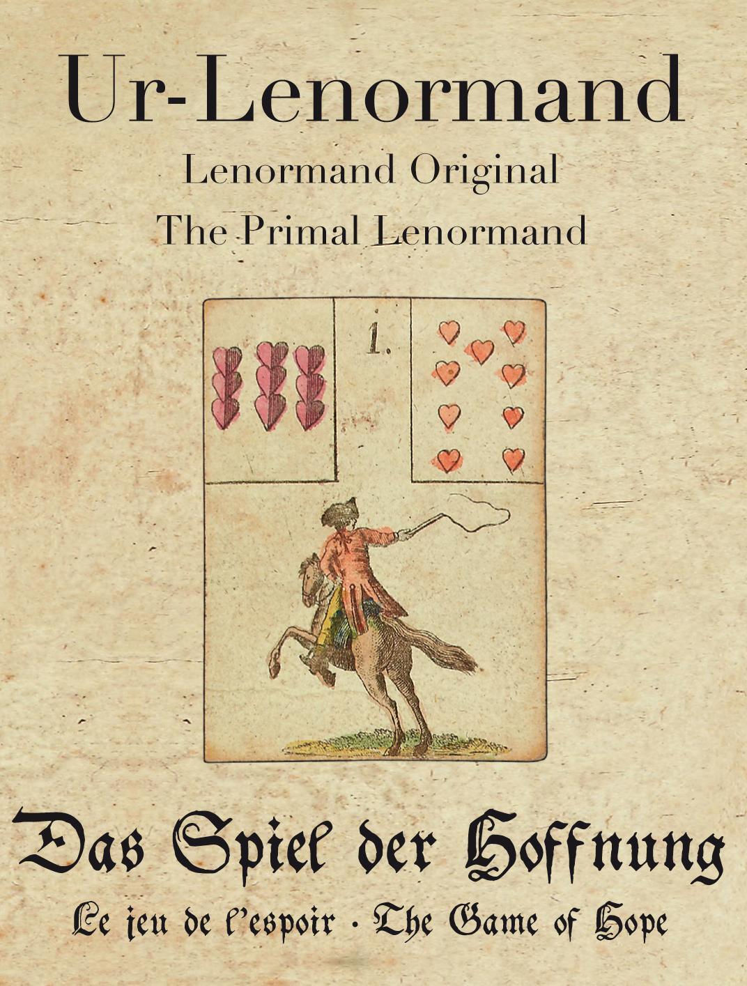 Cover: 4250375102007 | Ur-Lenormand | Das Spiel der Hoffnung | Alexander Glück | 36 S. | 2014