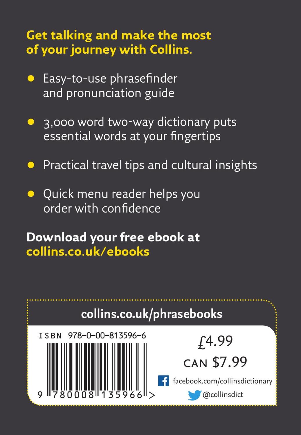 Rückseite: 9780008135966 | Collins German Phrasebook and Dictionary Gem Edition | Dictionaries