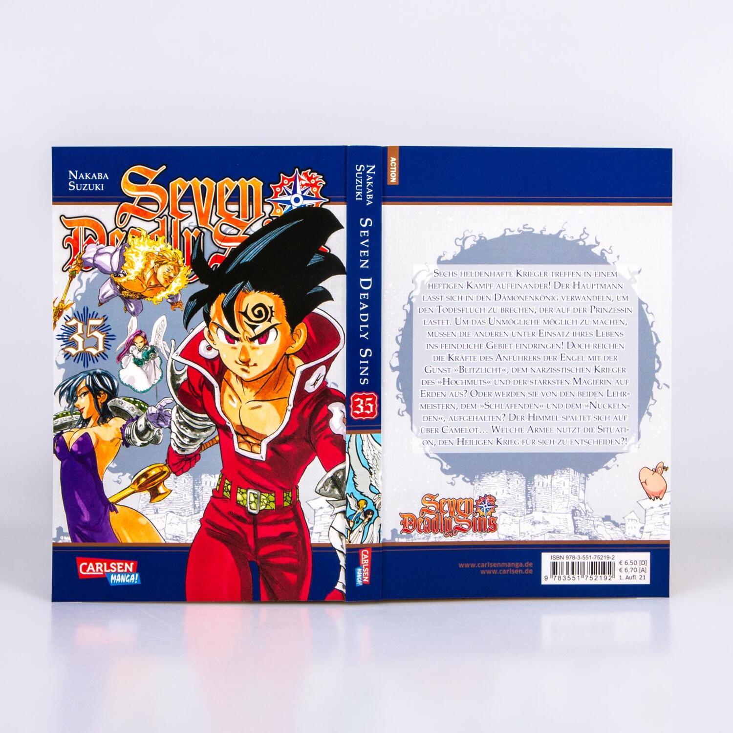 Bild: 9783551752192 | Seven Deadly Sins 35 | Mittelalterliche Fantasy-Action mit Witz | Buch