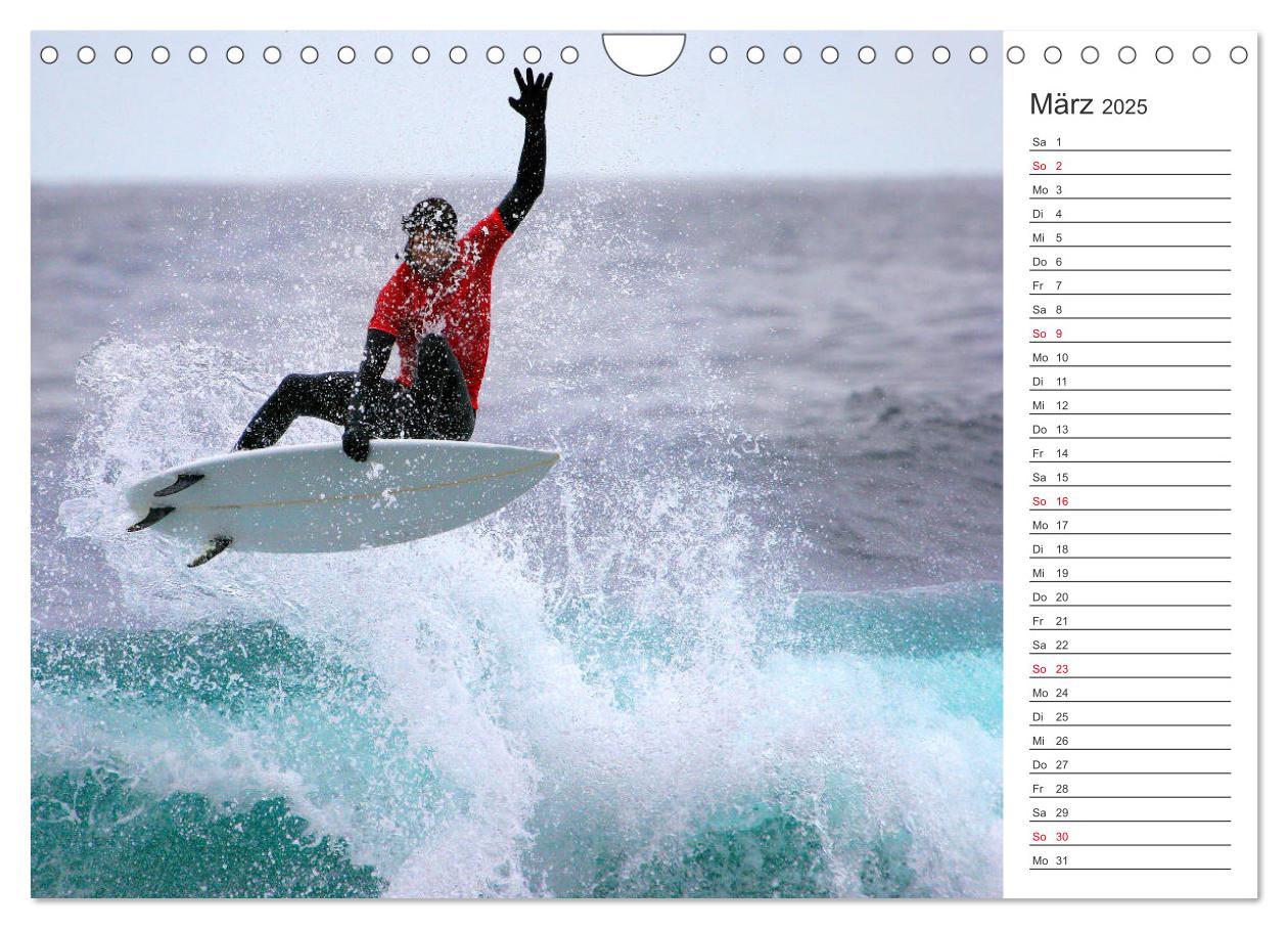 Bild: 9783435382149 | Surfen - Spaß auf den Wellen (Wandkalender 2025 DIN A4 quer),...