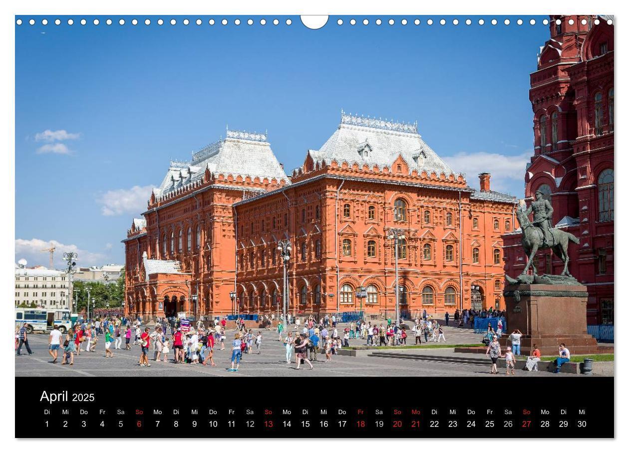 Bild: 9783435644247 | Moskau 2025 (Wandkalender 2025 DIN A3 quer), CALVENDO Monatskalender