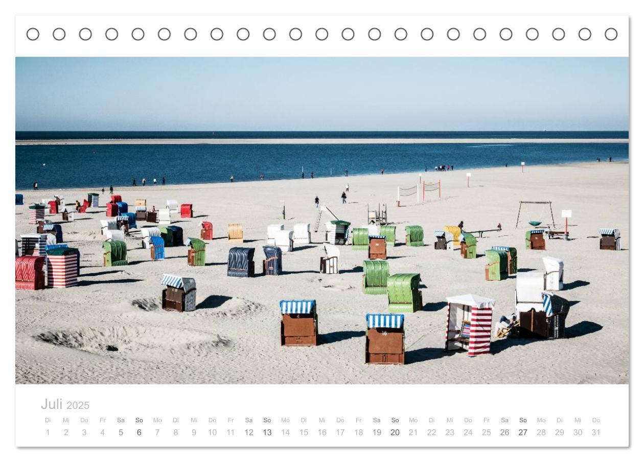 Bild: 9783435540341 | Einfach Borkum (Tischkalender 2025 DIN A5 quer), CALVENDO...