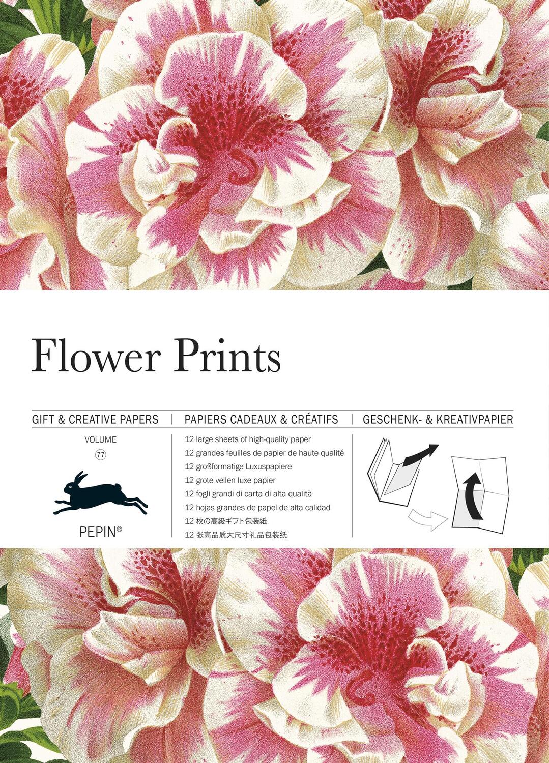 Cover: 9789460090899 | Flower Prints | Gift &amp; Creative Paper Book Vol. 77 | Pepin Van Roojen