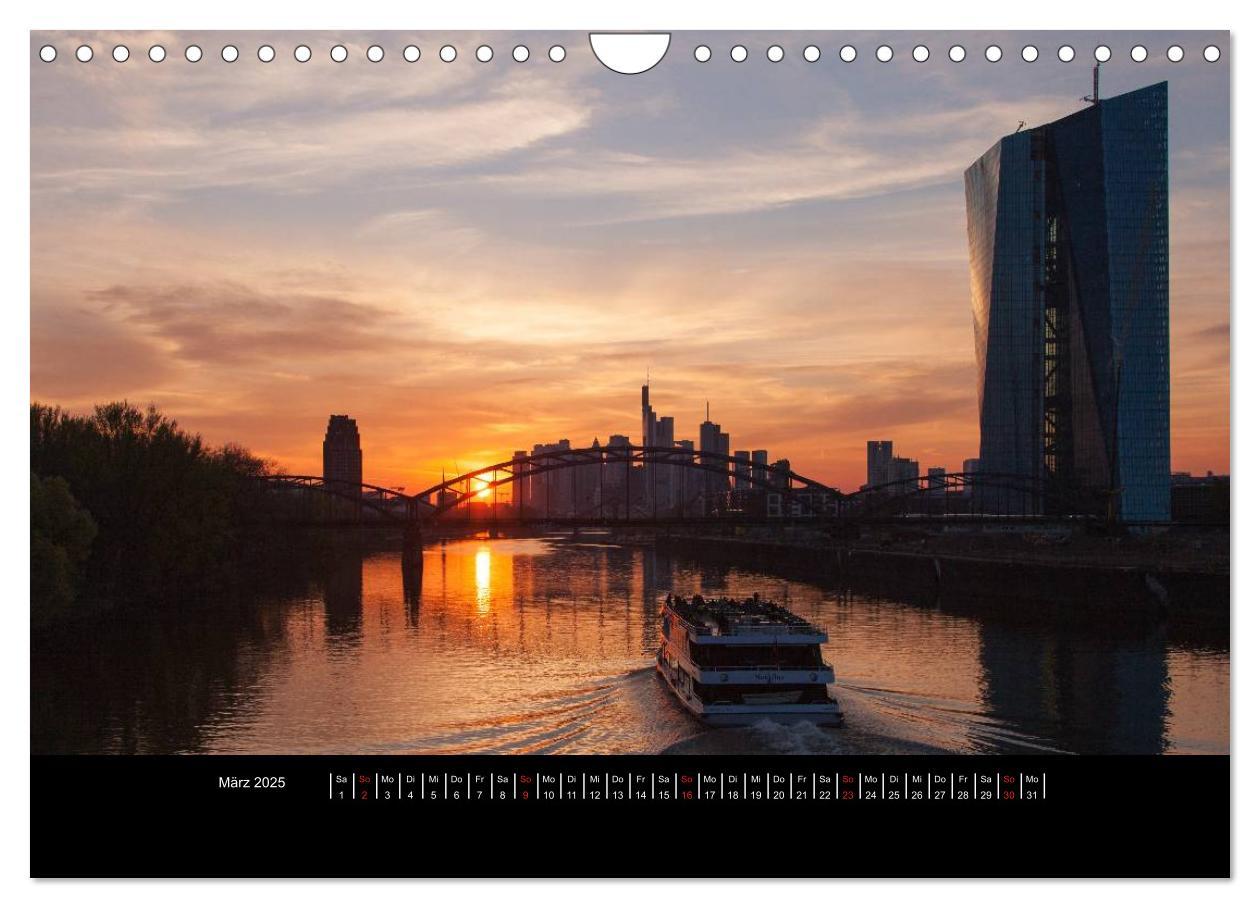 Bild: 9783435677931 | Frankfurt (Wandkalender 2025 DIN A4 quer), CALVENDO Monatskalender