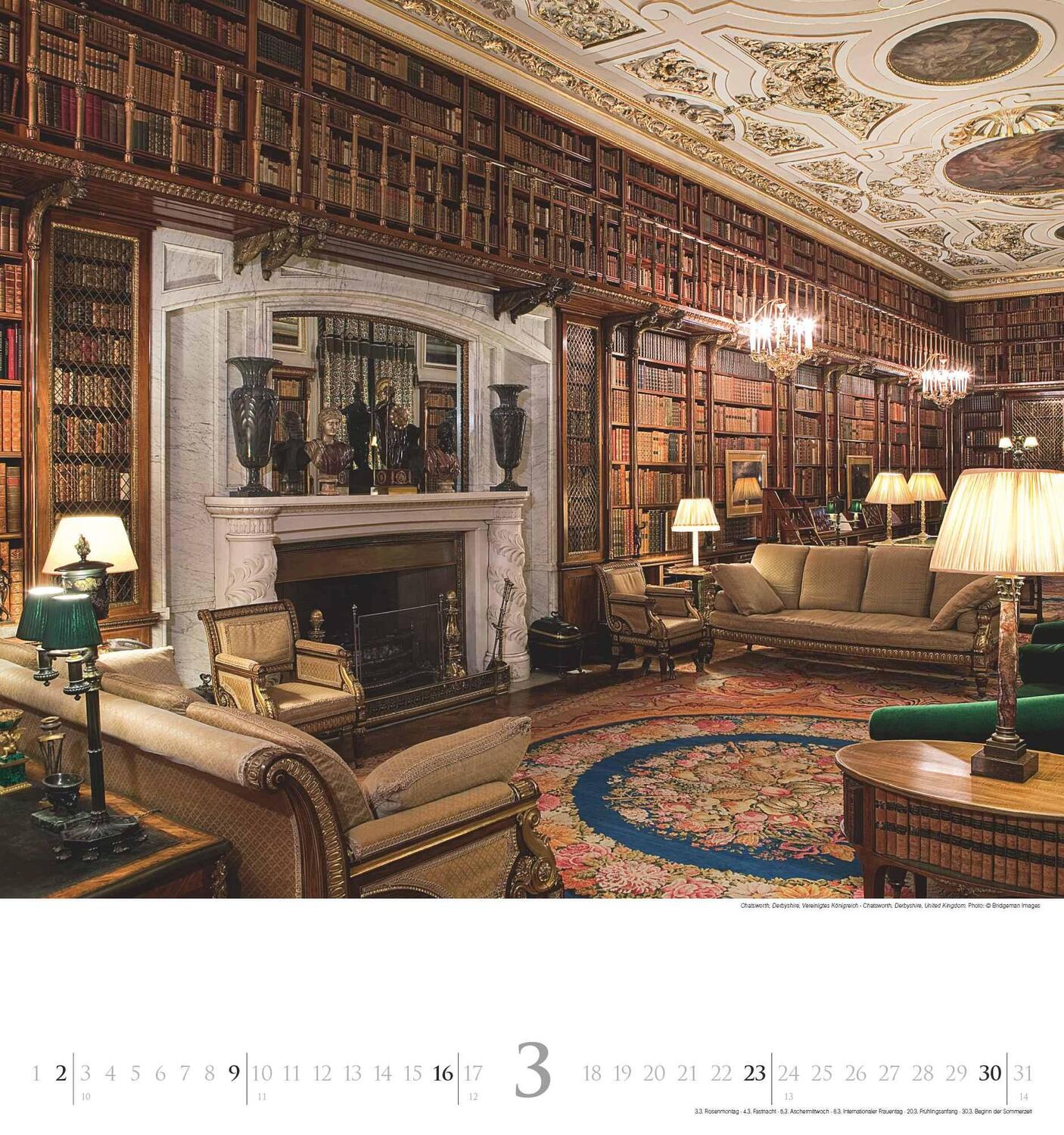 Bild: 4250809654188 | Bibliotheken 2025 - Wand-Kalender - Foto-Kalender - 45x48 - Bücher