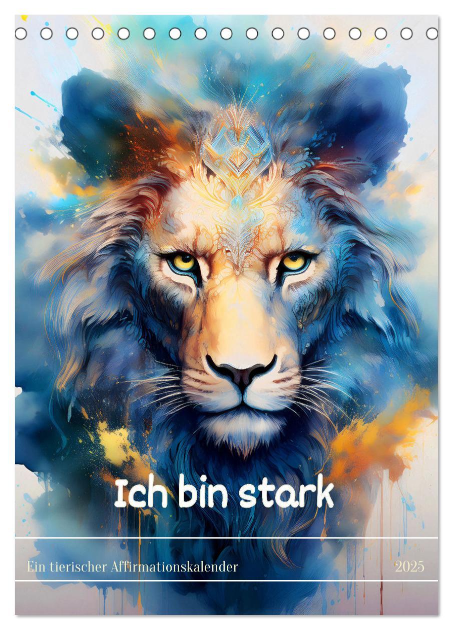 Cover: 9783457164532 | Ich bin stark - Ein tierischer Affirmationskalender (Tischkalender...