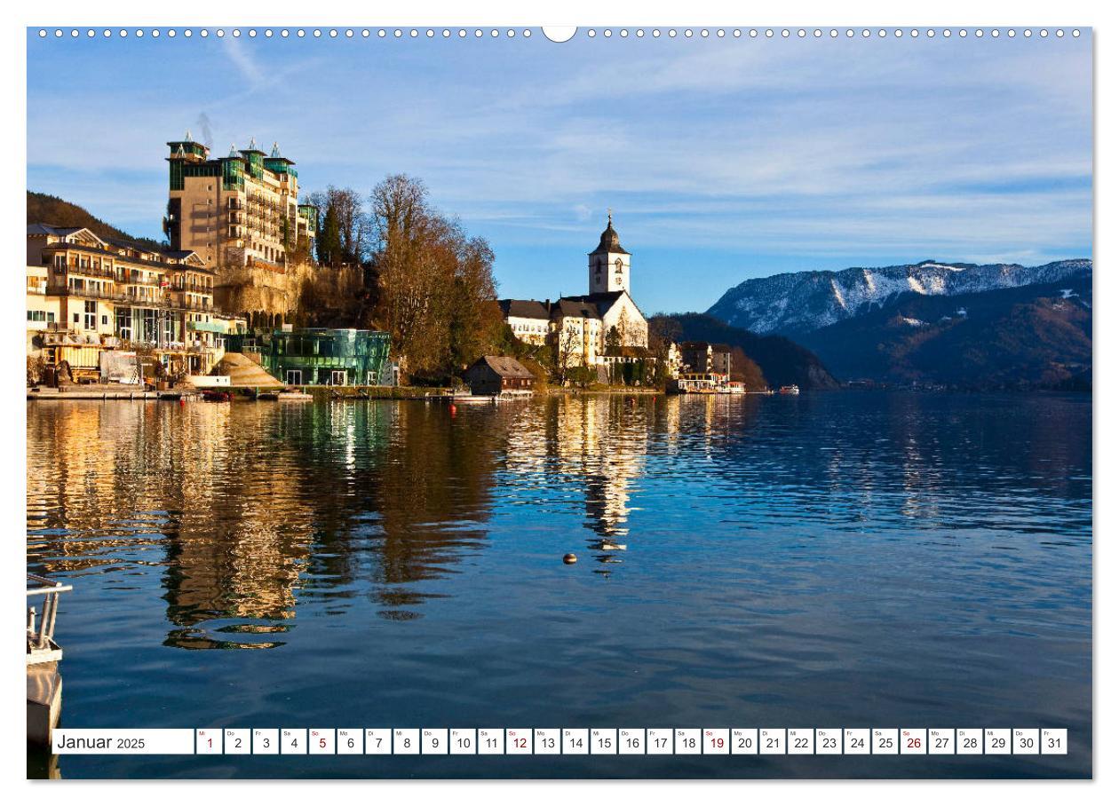 Bild: 9783435385591 | Der schöne Wolfgangsee im Salzkammergut (Wandkalender 2025 DIN A2...