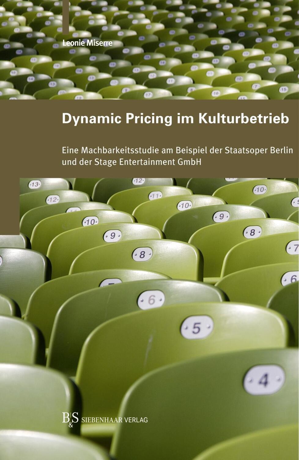 Cover: 9783943132502 | Dynamic Pricing im Kulturbetrieb | Leonie Miserre | Taschenbuch | 2016