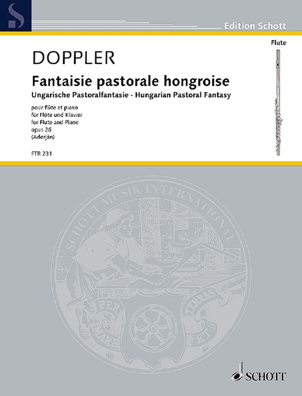 Cover: 9790001163422 | Fantaisie Pastorale Hongroise Op. 26 | Albert Franz Doppler | 2018