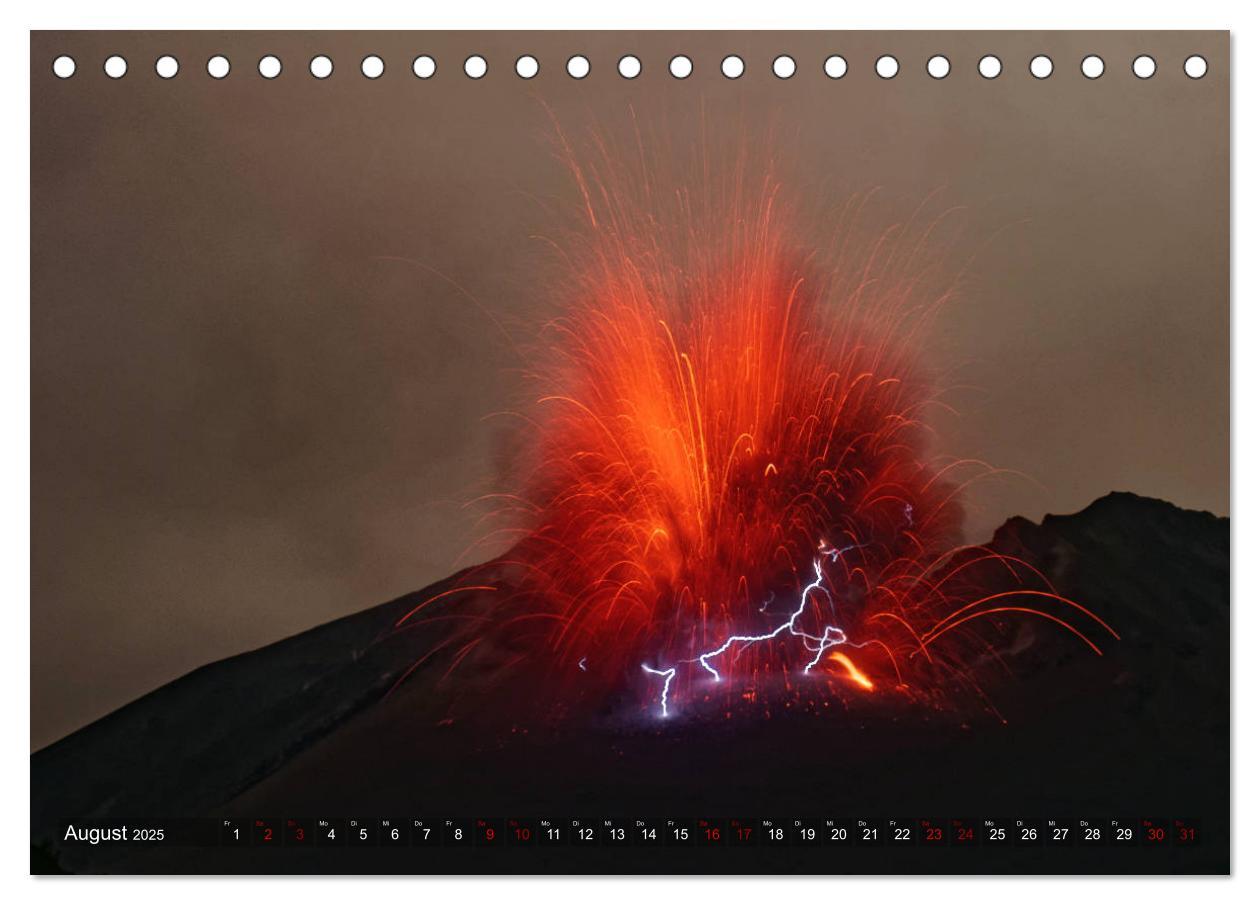 Bild: 9783435435296 | Vulkane - Magma, Lava, Eruptionen (Tischkalender 2025 DIN A5 quer),...