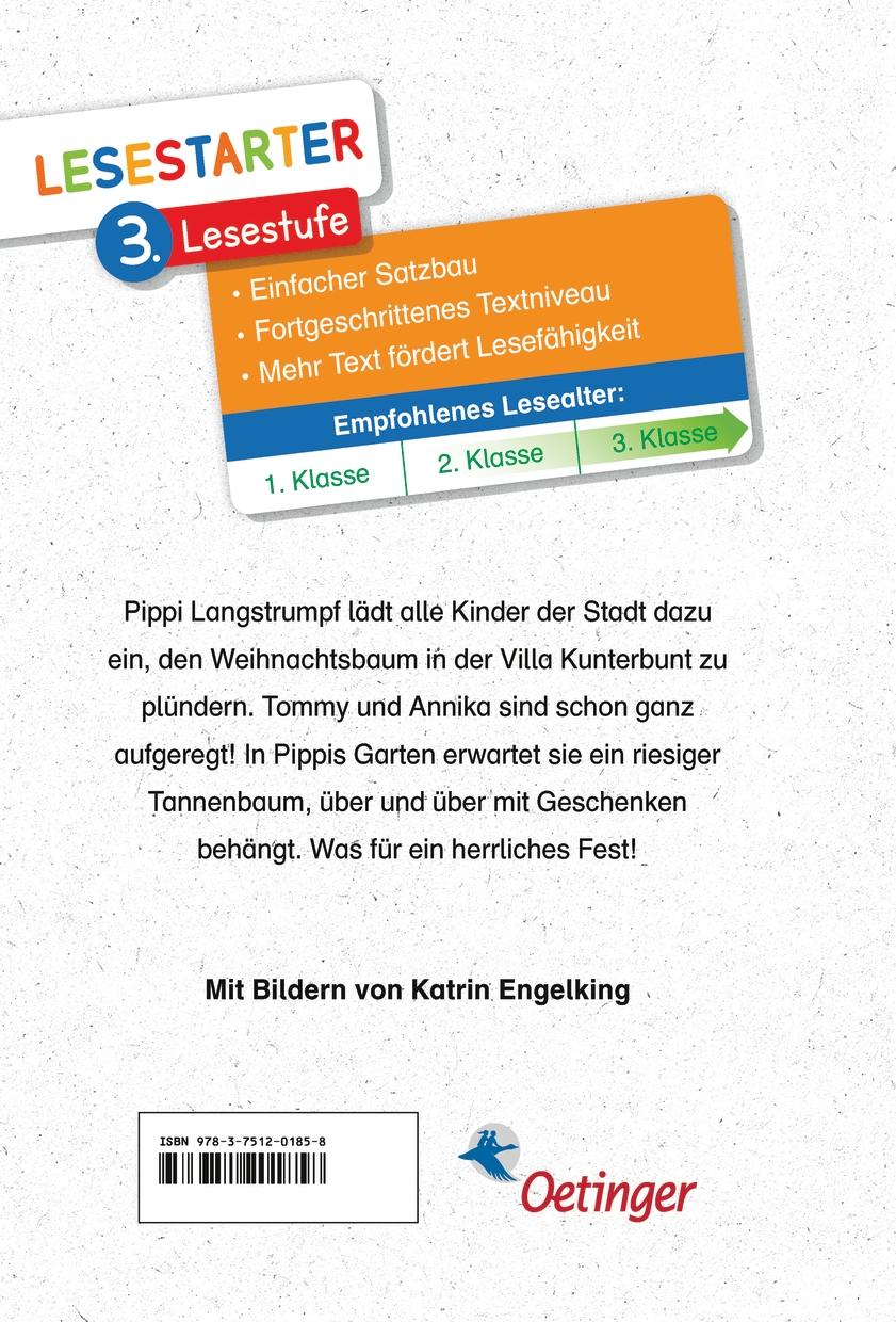 Rückseite: 9783751201858 | Pippi plündert den Weihnachtsbaum | Lesestarter. 3. Lesestufe | Buch