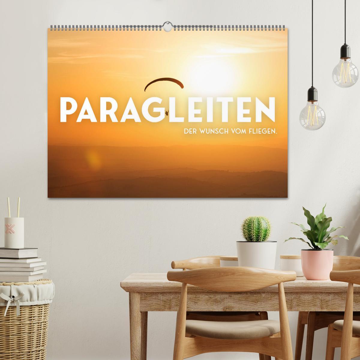 Bild: 9783383957604 | Paragleiten - Der Wunsch vom Fliegen. (Wandkalender 2025 DIN A2...