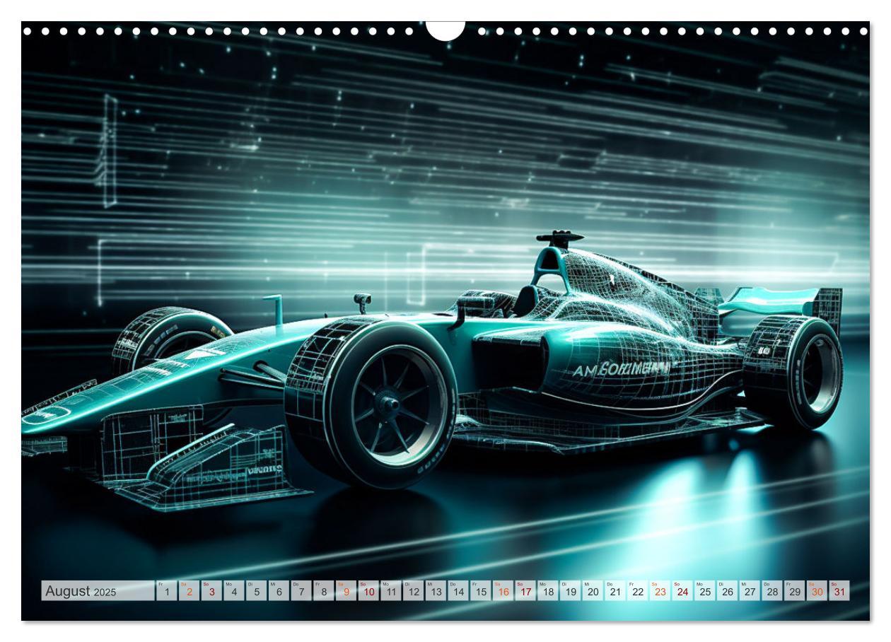 Bild: 9783383888632 | Formel E Phantasien (Wandkalender 2025 DIN A3 quer), CALVENDO...