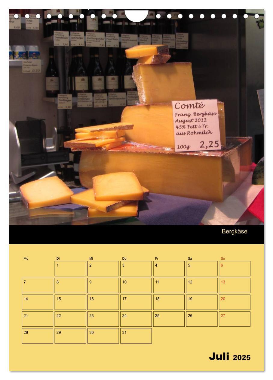 Bild: 9783457064795 | Alles Käse / Planer (Wandkalender 2025 DIN A4 hoch), CALVENDO...