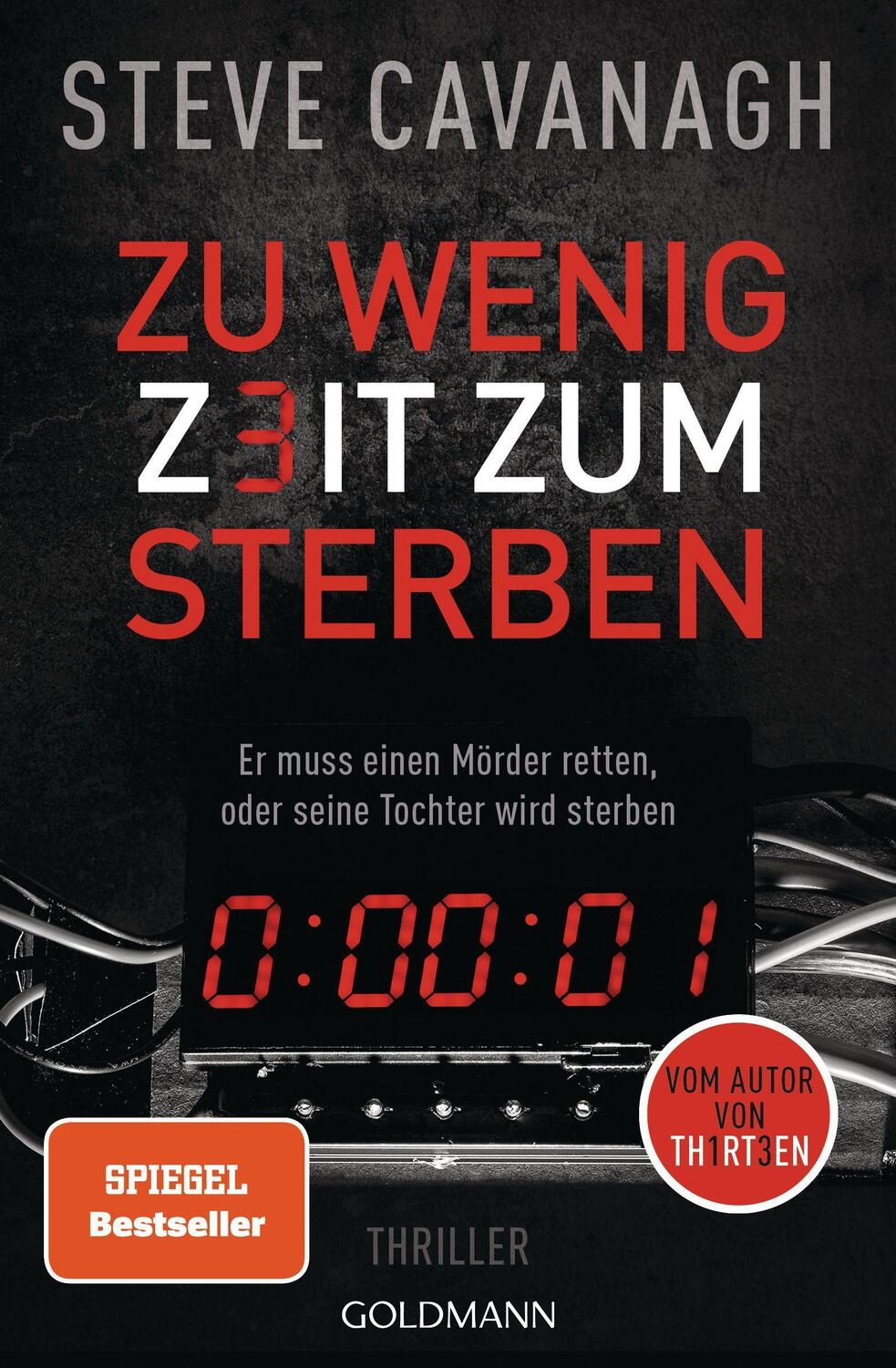 Cover: 9783442494040 | Zu wenig Zeit zum Sterben | Thriller | Steve Cavanagh | Taschenbuch