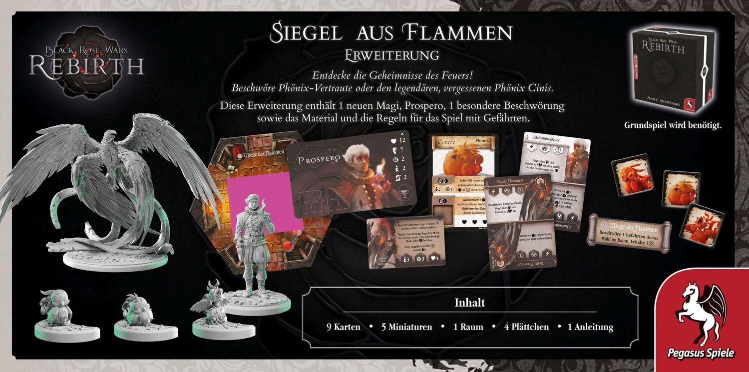 Bild: 4250231735677 | Black Rose Wars - Rebirth: Siegel aus Flammen [Erweiterung] | Spiel