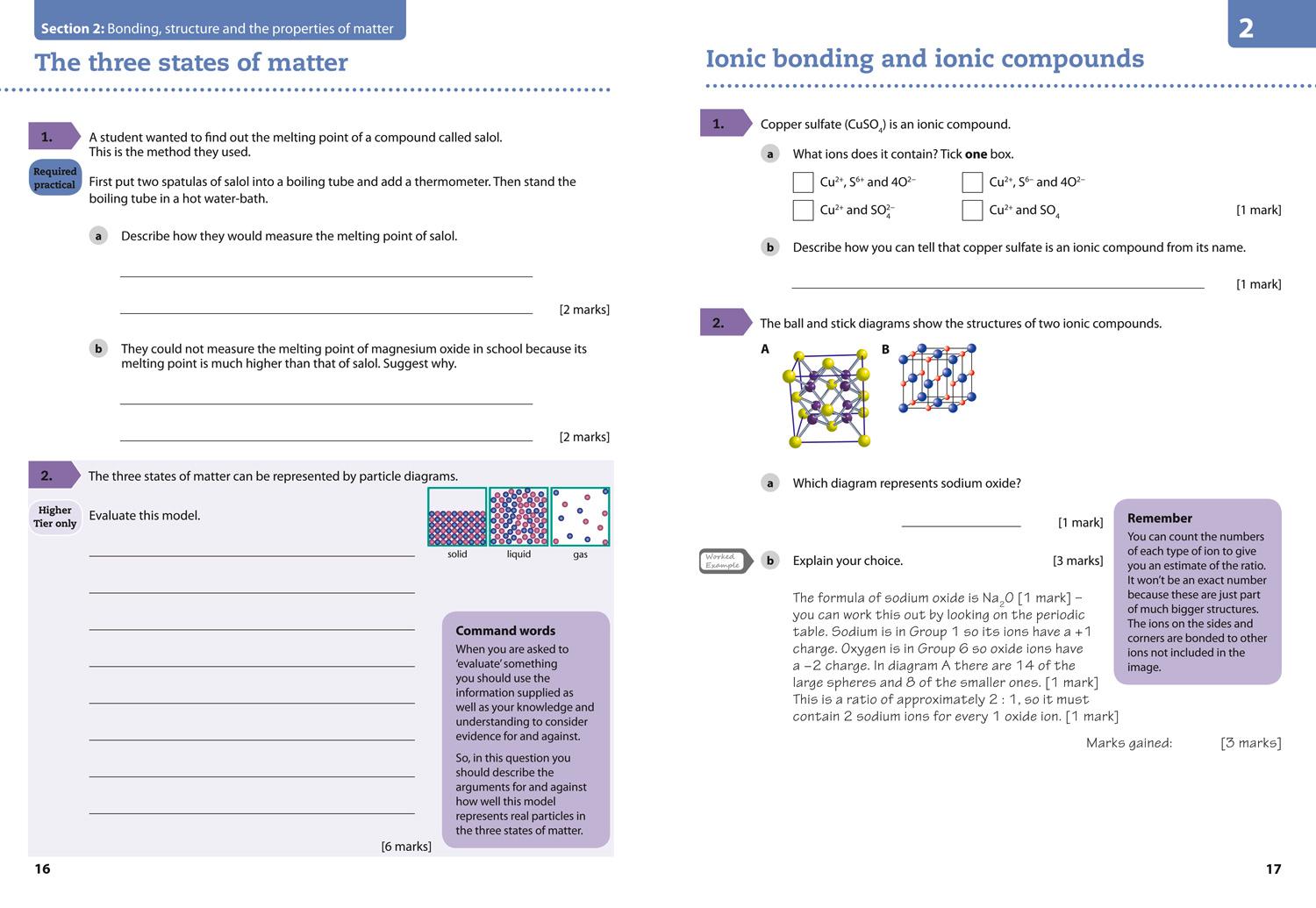 Bild: 9780008194345 | AQA GCSE (9-1) Chemistry Achieve Grade 8-9 Workbook | Warren (u. a.)