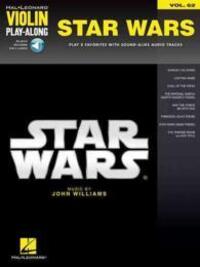 Cover: 888680609382 | Star Wars - Violin Play-Along Volume 62 Book/Online Audio | Williams