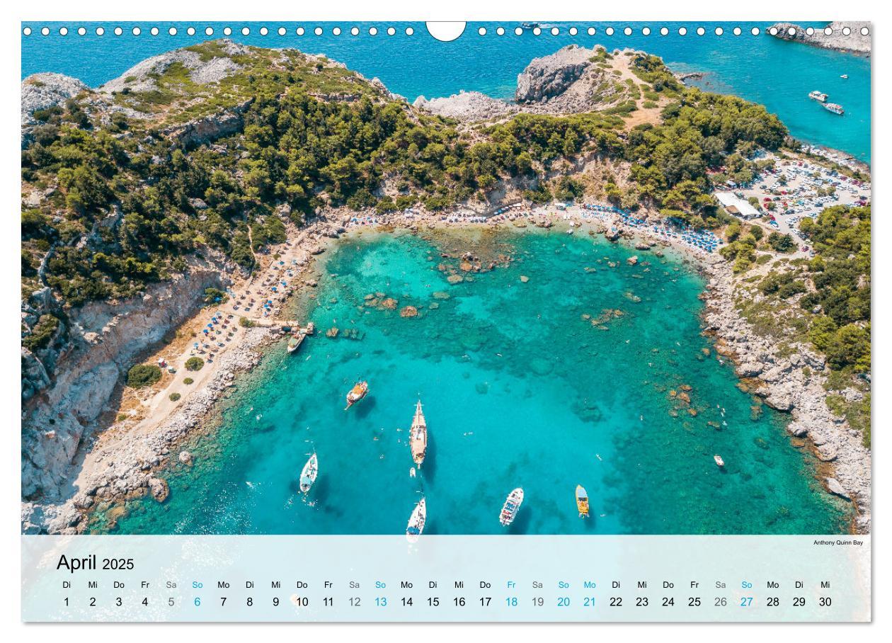 Bild: 9783383926303 | Rhodos - Die Highlights der Insel (Wandkalender 2025 DIN A3 quer),...