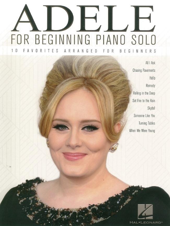 Cover: 888680606640 | Adele for Beginning Piano Solo | 10 Favorites | Adele | Taschenbuch