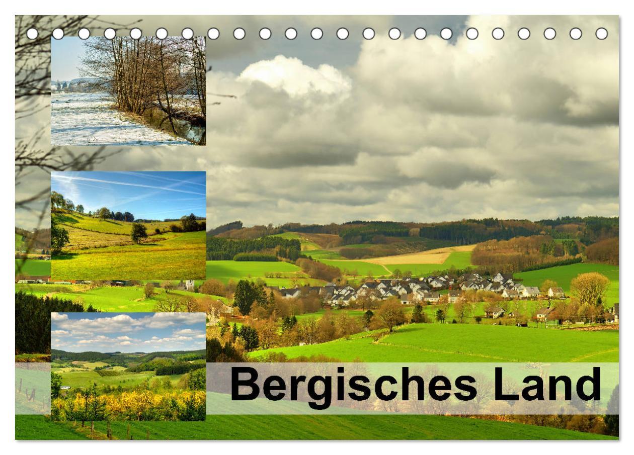 Cover: 9783435211296 | Bergisches Land (Tischkalender 2025 DIN A5 quer), CALVENDO...