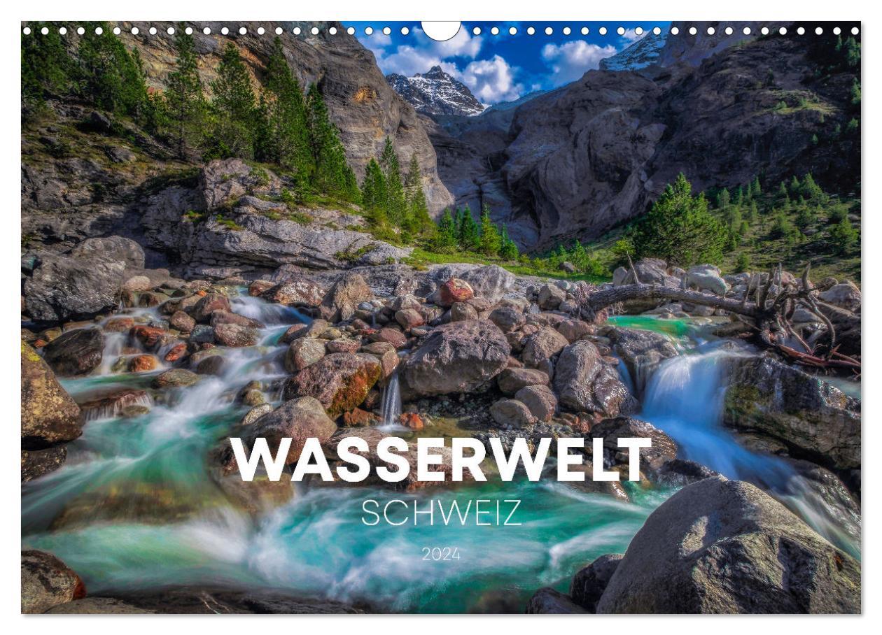 Cover: 9783383833762 | Wasserwelt Schweiz (Wandkalender 2025 DIN A3 quer), CALVENDO...