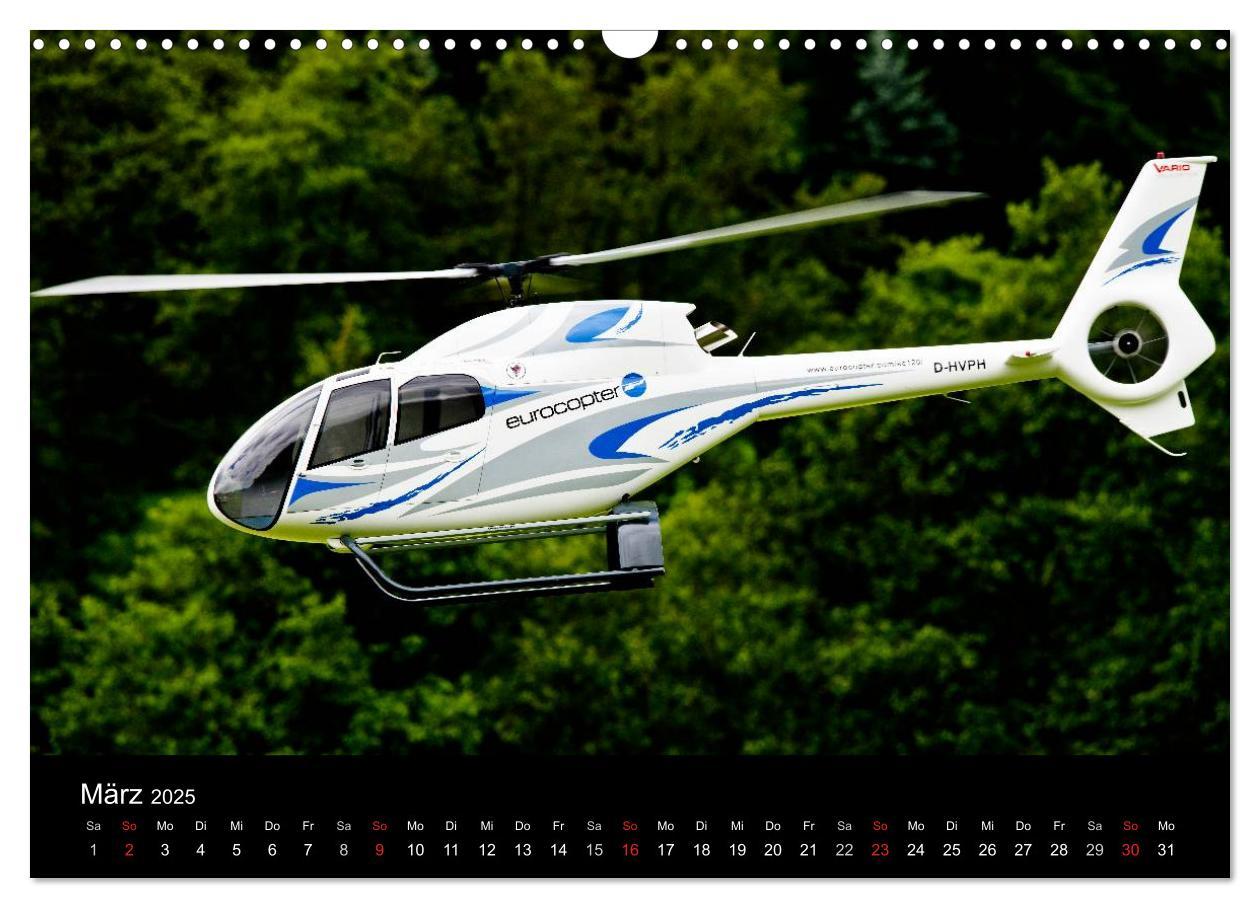 Bild: 9783435702916 | Modellhelis (Wandkalender 2025 DIN A3 quer), CALVENDO Monatskalender