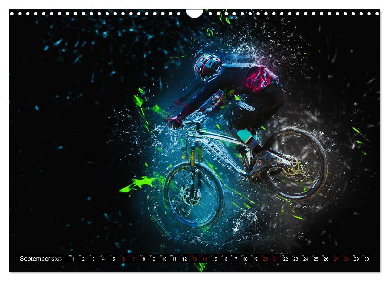 Bild: 9783435432646 | Downhill Explosion (Wandkalender 2025 DIN A3 quer), CALVENDO...