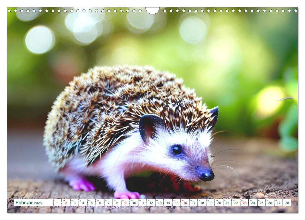 Bild: 9783383868726 | Niedliche Igel (Wandkalender 2025 DIN A3 quer), CALVENDO...