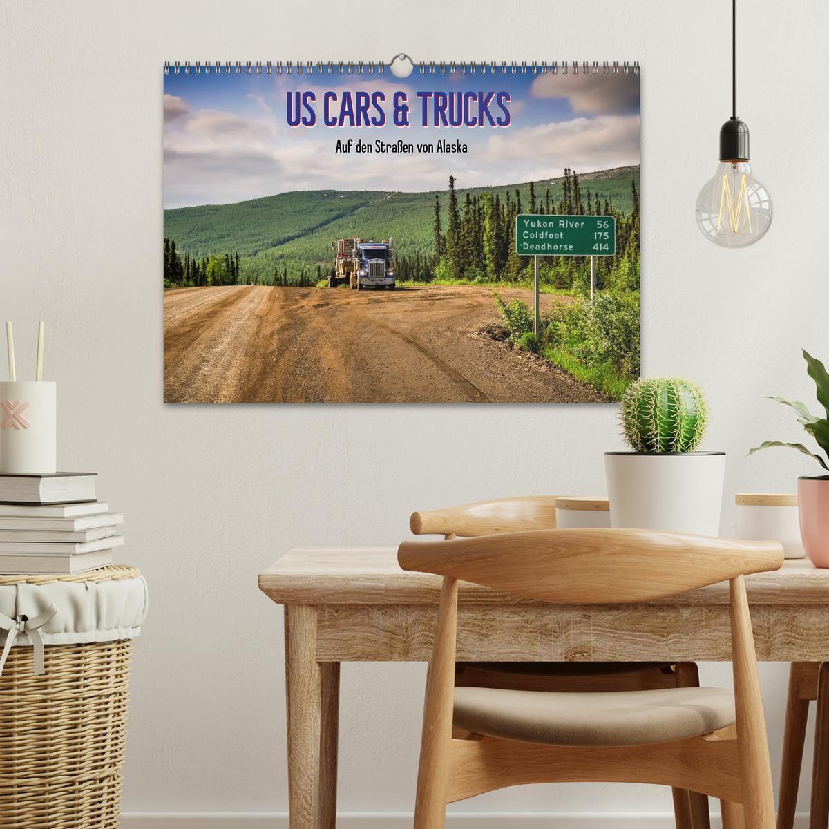 Bild: 9783435749492 | US Cars &amp; Trucks in Alaska (Wandkalender 2025 DIN A3 quer),...