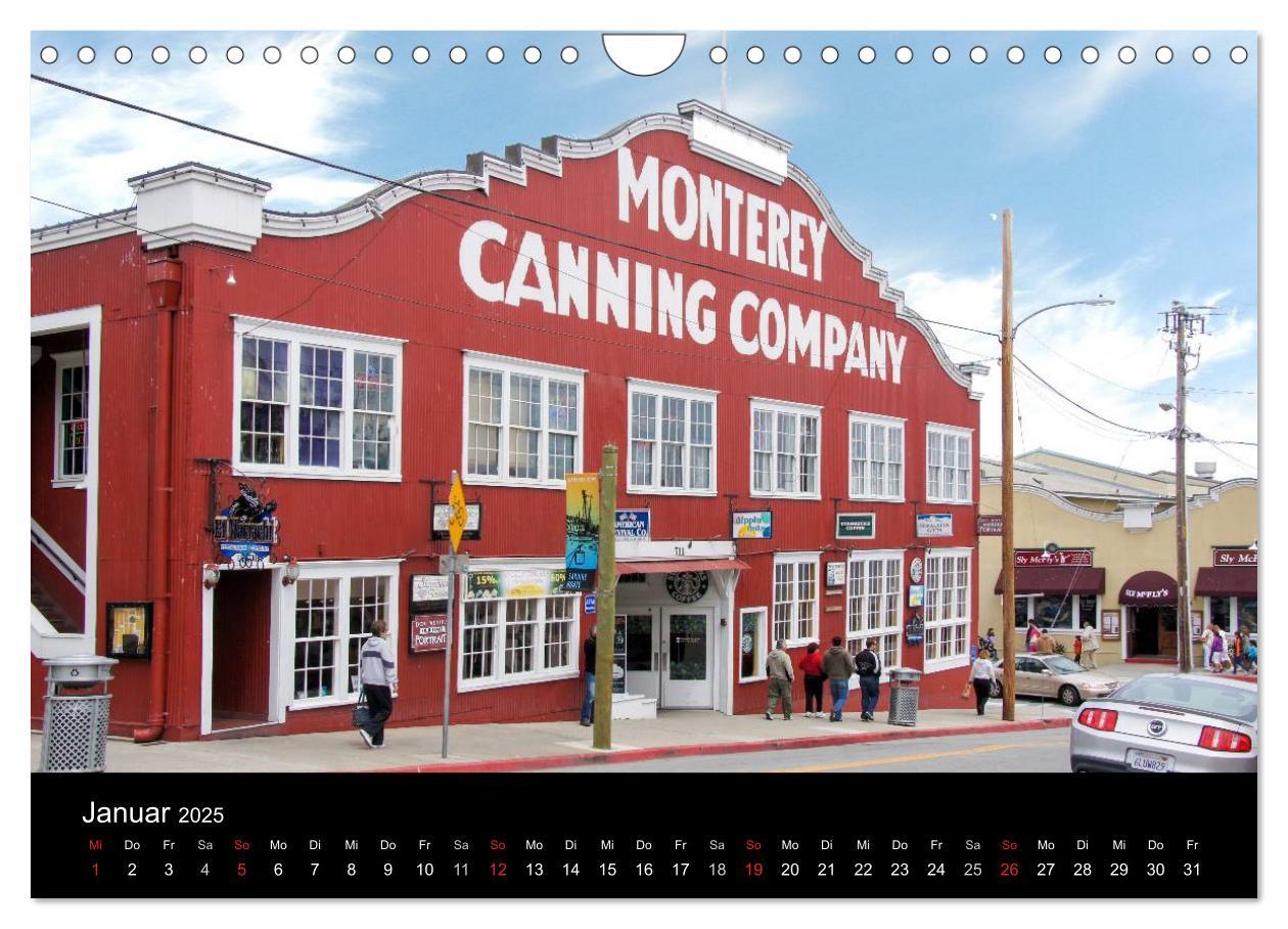 Bild: 9783435824915 | Monterey California (Wandkalender 2025 DIN A4 quer), CALVENDO...