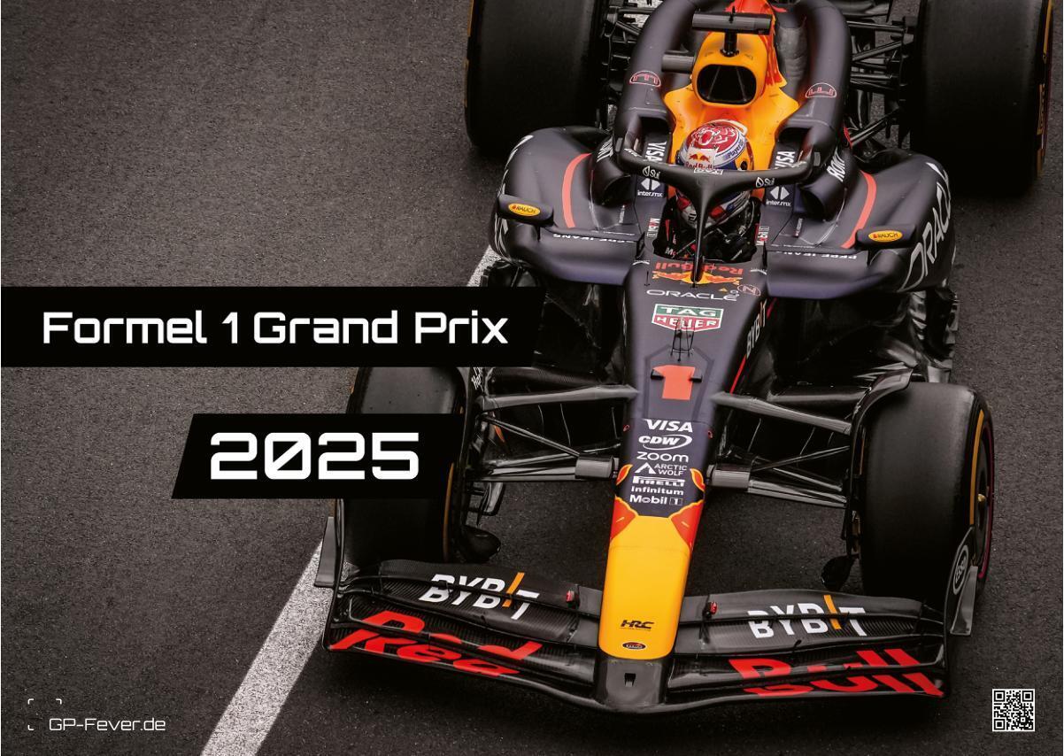 Cover: 9783986733971 | Formel 1 - Grand Prix - 2025 - F1 Kalender DIN A3 | GP-Fever.de | 2025