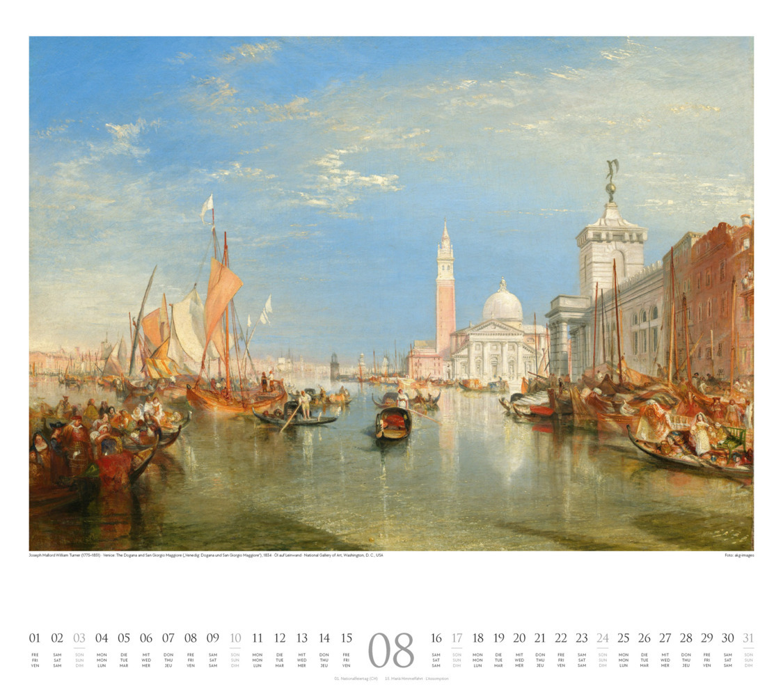 Bild: 9783838425658 | William Turner Kalender 2025 | William Turner (u. a.) | Kalender