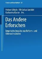 Cover: 9783810038449 | Das Andere Erforschen | Heiner Ullrich (u. a.) | Taschenbuch | 250 S.