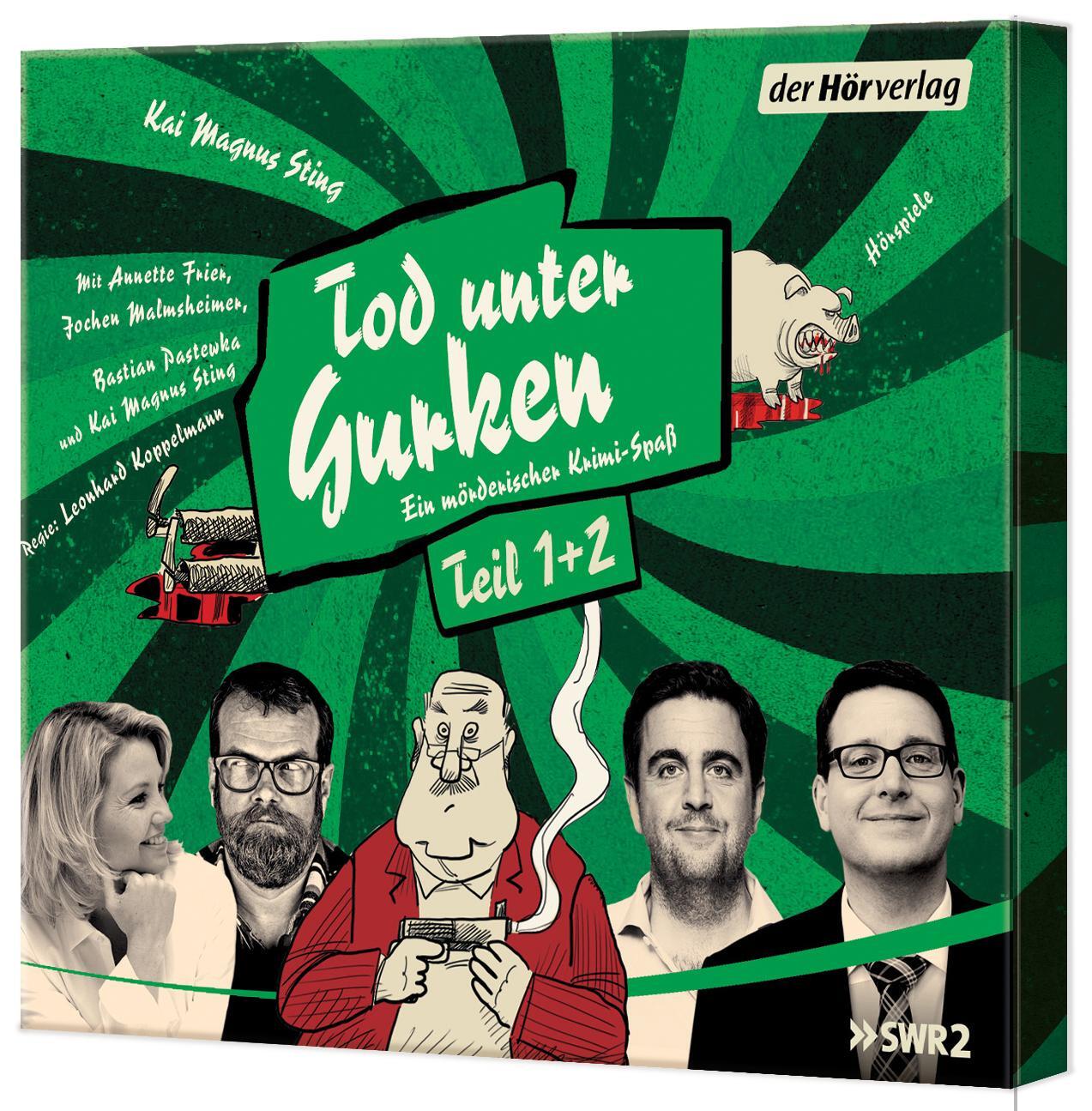 Cover: 9783844543933 | Tod unter Gurken Teil 1 + 2 | Ein mörderischer Krimi-Spaß | Sting | CD