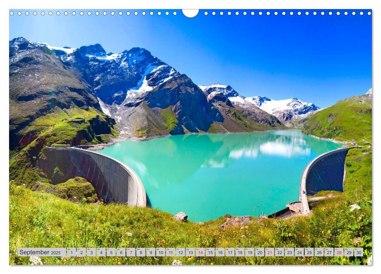 Bild: 9783435148752 | Die Hochgebirgs-Stauseen (Wandkalender 2025 DIN A3 quer), CALVENDO...