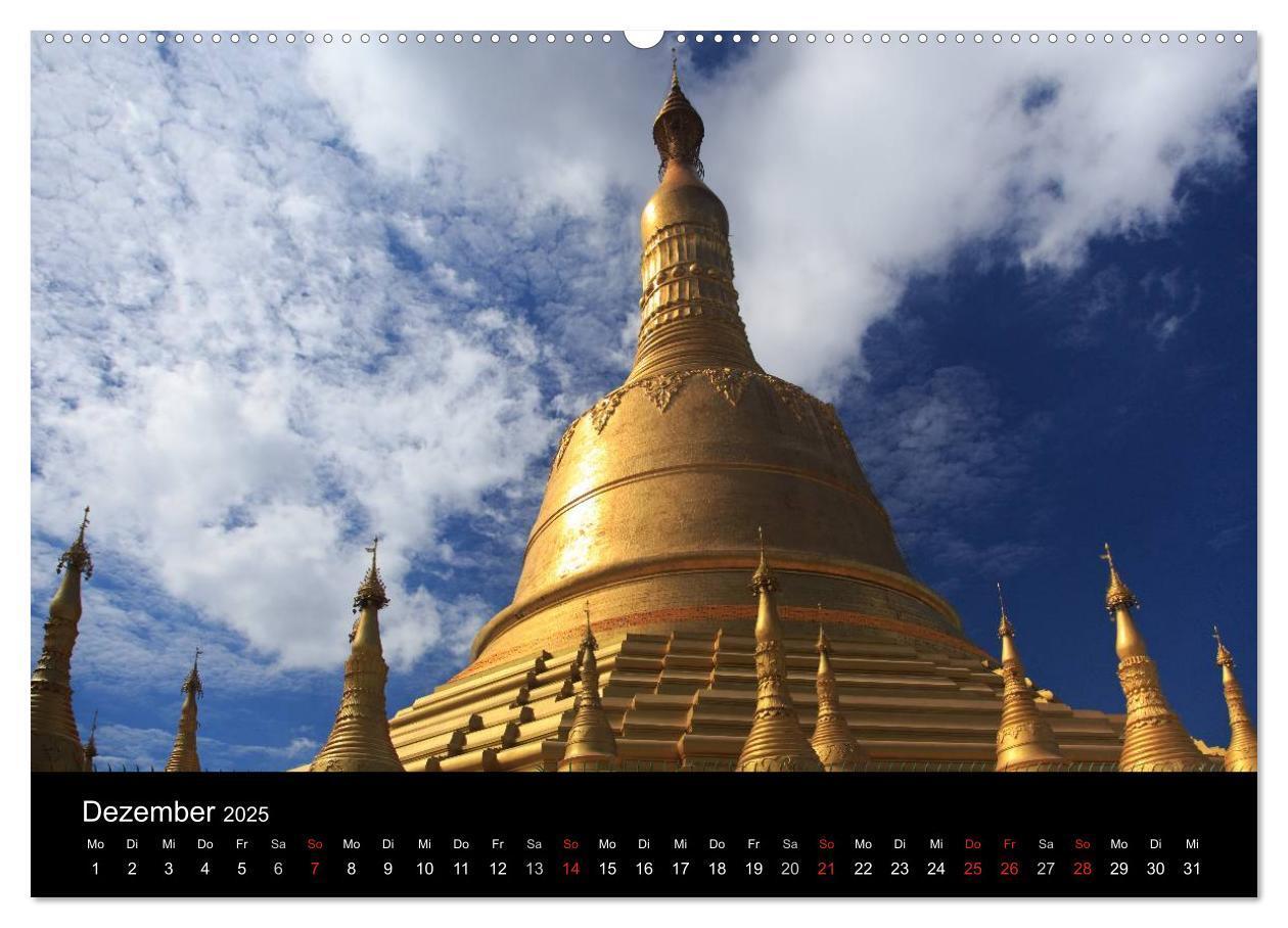 Bild: 9783435746644 | Myanmar 2025 (Wandkalender 2025 DIN A2 quer), CALVENDO Monatskalender