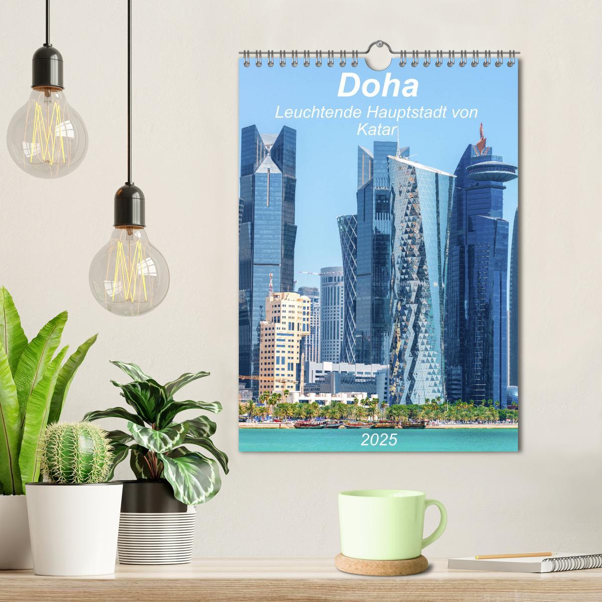 Bild: 9783435946006 | Doha Leuchtende Hauptstadt von Katar (Wandkalender 2025 DIN A4...