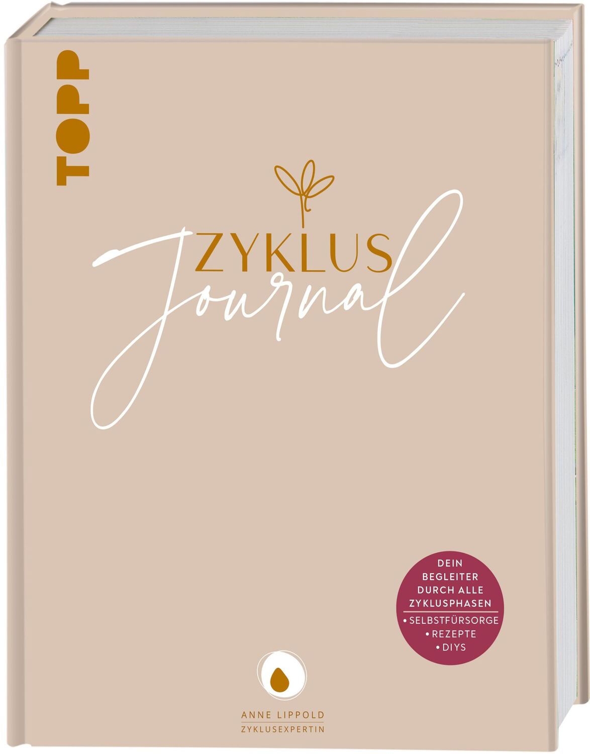 Cover: 9783735852533 | Zyklus-Journal. Dein Begleiter durch alle Zyklusphasen. | Anne Lippold