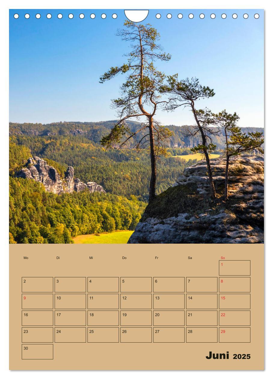 Bild: 9783435972197 | Zauberhafte Sächsische Schweiz (Wandkalender 2025 DIN A4 hoch),...