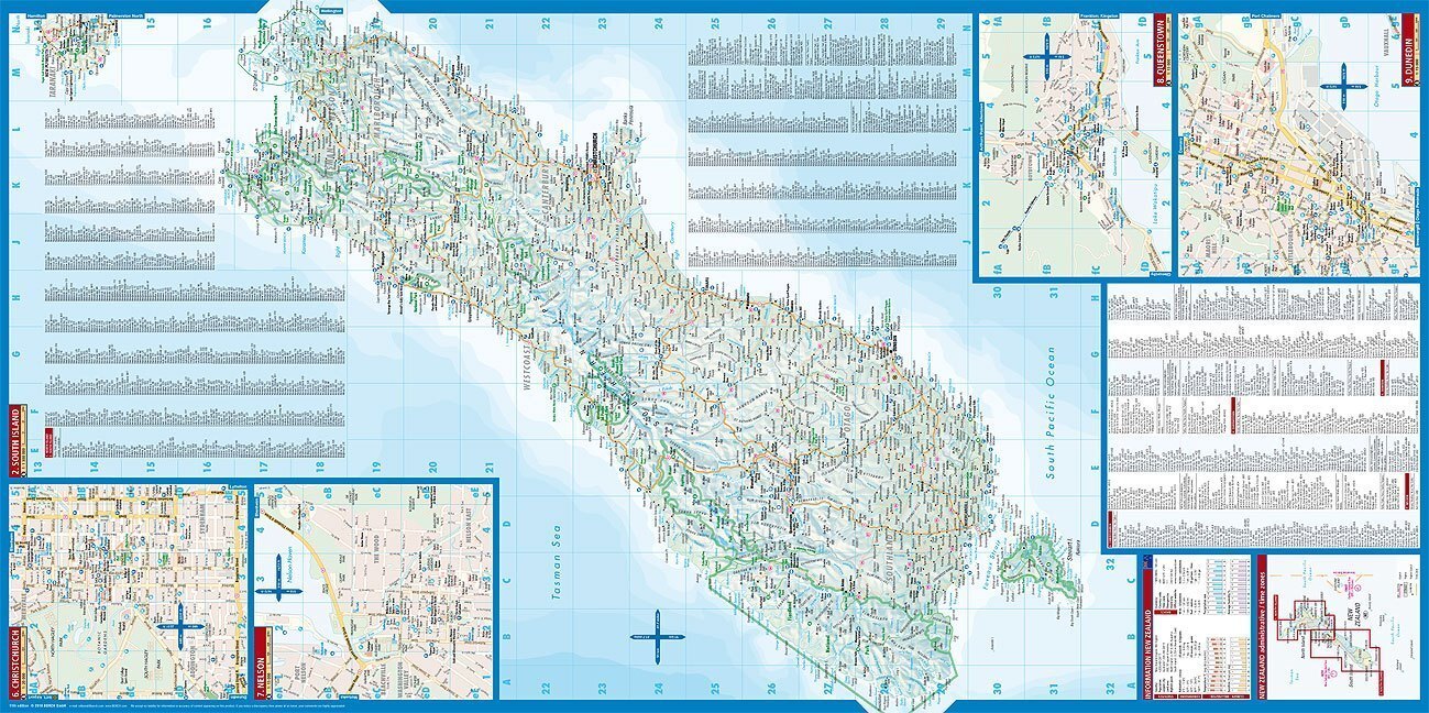 Bild: 9783866093706 | Borch Map Neuseeland. New Zealand | (Land-)Karte | Deutsch | 2001