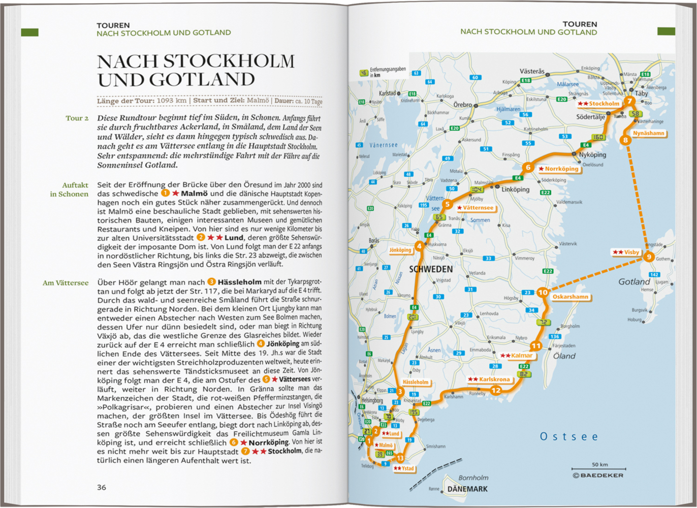 Bild: 9783829718950 | Baedeker Reiseführer Schweden | mit praktischer Karte EASY ZIP | Buch