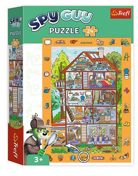 Cover: 5900511155938 | Observation / Beobachtungs Puzzle 24 - Spy Guy Zuhause | Spiel | 15593