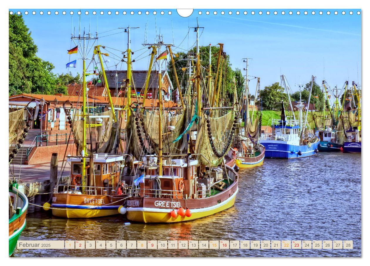 Bild: 9783435433568 | Reise an die Nordsee - Greetsiel (Wandkalender 2025 DIN A3 quer),...