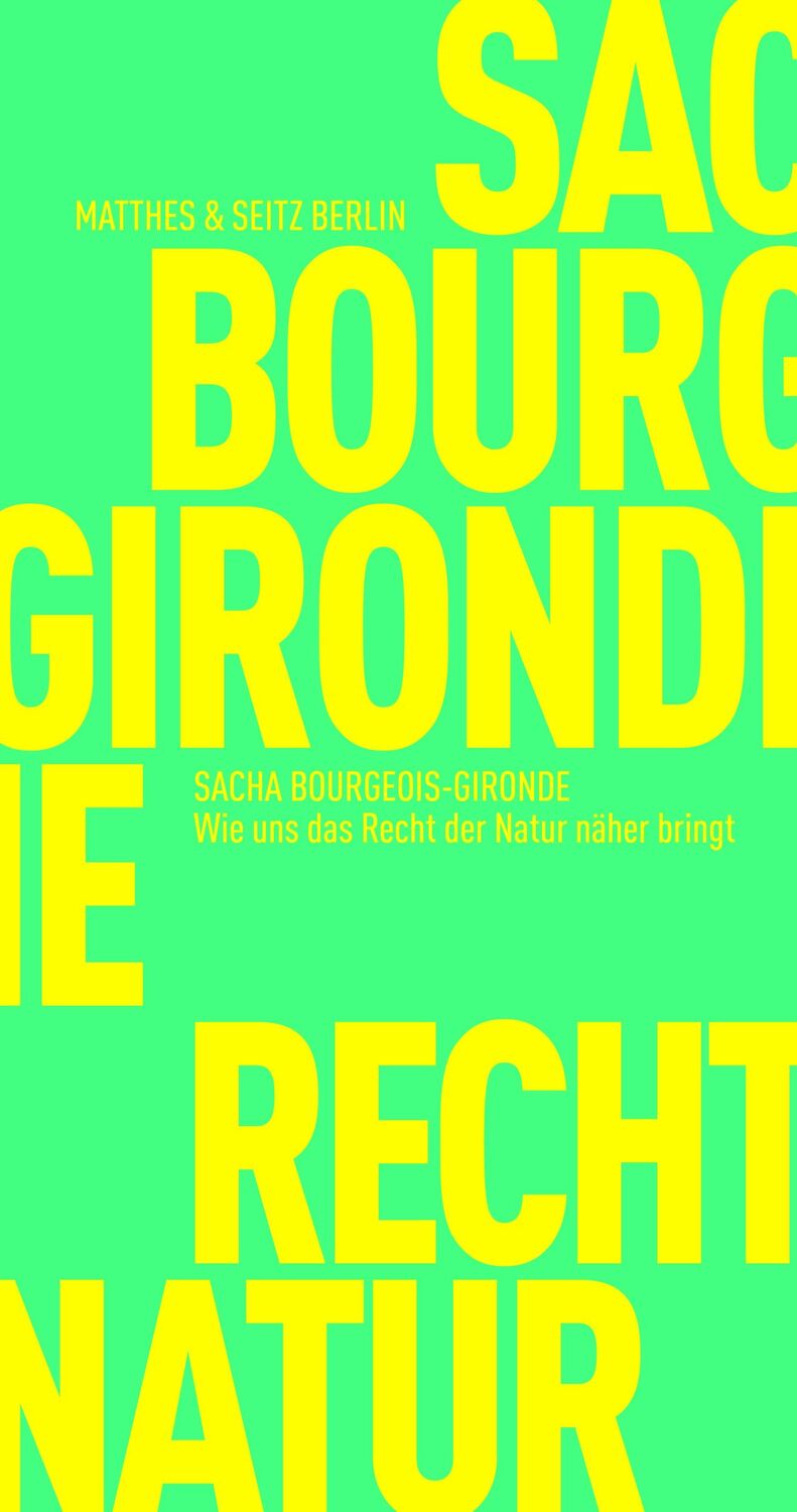 Cover: 9783751805681 | Wie uns das Recht der Natur näher bringt | Sacha Bourgeois-Gironde