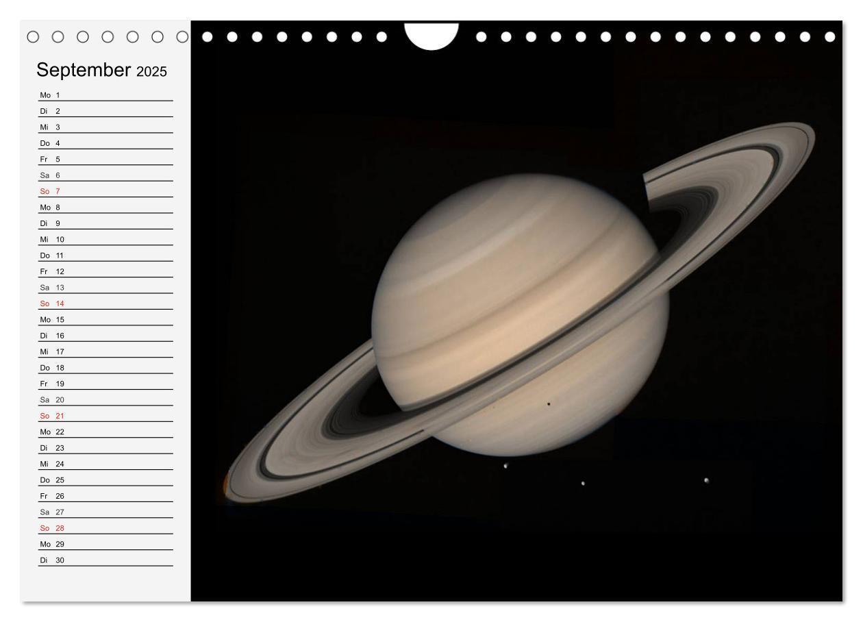 Bild: 9783435531134 | Sonne, Monde und Planeten (Wandkalender 2025 DIN A4 quer), CALVENDO...