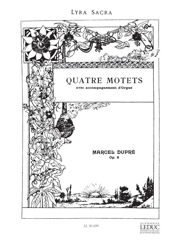 Cover: 9790046306990 | 4 Motets Op.9 | Marcel Dupré | Buch | Alphonse Leduc