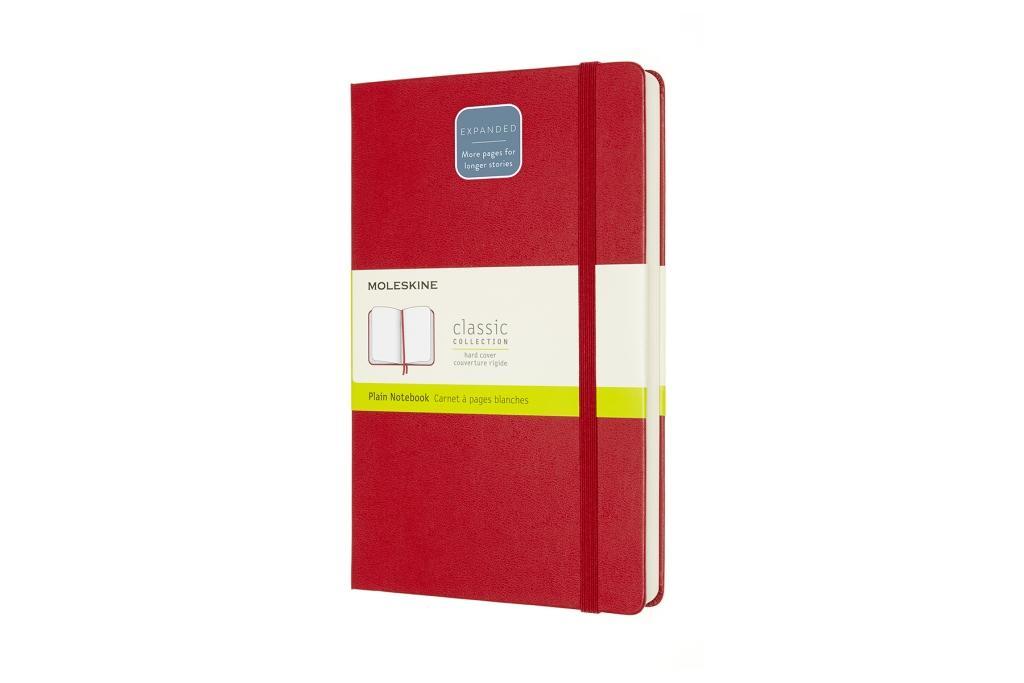 Bild: 8053853606204 | Moleskine Notizbuch - Erweitert, Large/A5, Blanko, Fester Einband,...