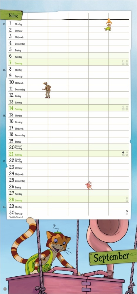 Bild: 9783756405749 | Pettersson und Findus Familienplaner 2025 | Sven Nordqvist | Kalender