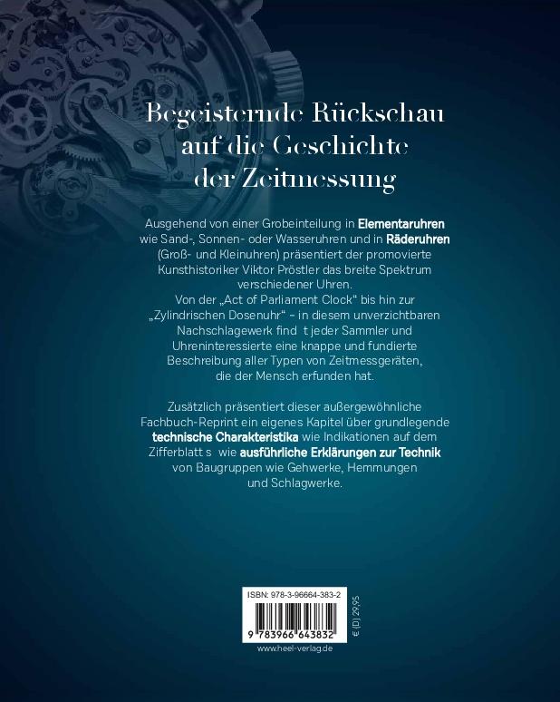 Rückseite: 9783966643832 | Handbuch der Uhrentypen | Von der Armbanduhr bis zum Zappler | Buch